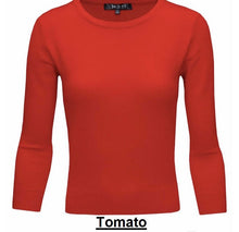 MAK 3/4 Sleeve Crewneck Sweater - Various Colours