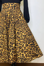 The Oblong Box Shop Leopard Print Circle Skirt