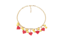 Splendette Valentine's Honey Bunch Heart Necklace vintage retro pinup jewellery Canadian Pin-Up Shop Suzie's Bombshell Boutique