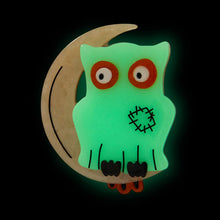 Erstwilder A Most Ghostly Owl Brooch
