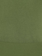 Collectif Chrissie Plain Knitted Top - Moss Green
