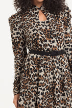 Voodoo Vixen Dita Leopard Print Dress