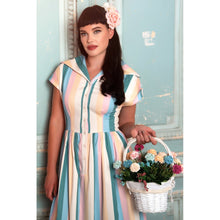 Collectif Judy Teacup Striped Swing Dress
