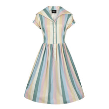 Collectif Judy Teacup Striped Swing Dress