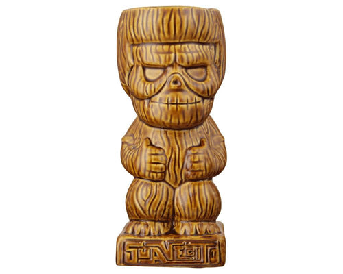 Suavecito Tiki Mug Suavacito Suavacita Canada retro polynesian tiki god tiki bar mug cup collectible of rockabilly man in brown Canadian Pin-Up Shop Suzie's Bombshell Boutique Port Dover